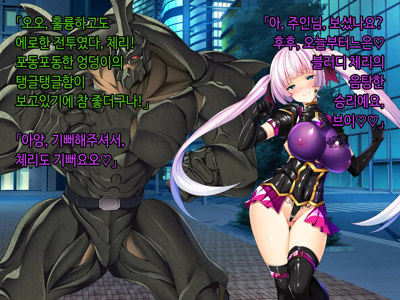 TS Mahou Shoujo Saint Cherry Kuppuku No Akuochi Sennou Choukyou Hen | TS마법소녀 세인트 체리 굴복의 타락세뇌조교편